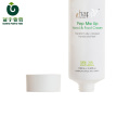 100ml cosmetic packaging plastic tube with screw cap